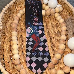 Novelty Saxophone Player Silk Tie 🎷🎶